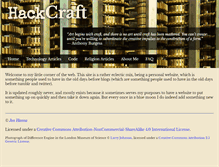 Tablet Screenshot of hackcraft.net